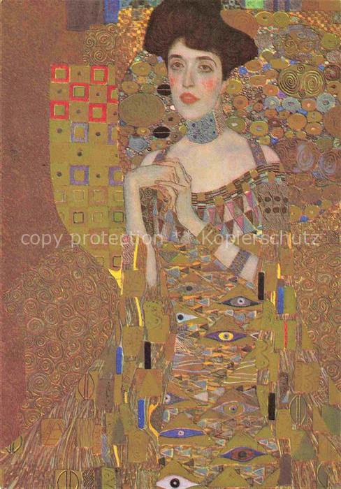 KLIMT Gustav (1862-1918) Kuenstlerkarte Adele Bloch Bauer oel Leinwand Wien