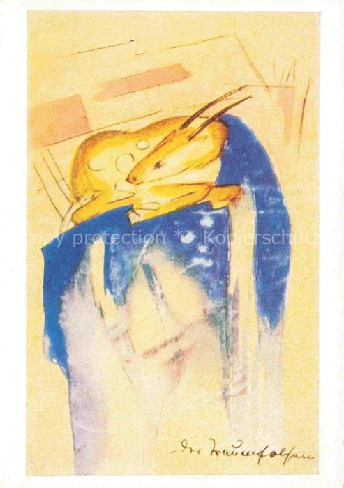 MARC Franz (1880-1916) Kuenstlerkarte Traumfelsen Karte Nr. 326 Muenchen