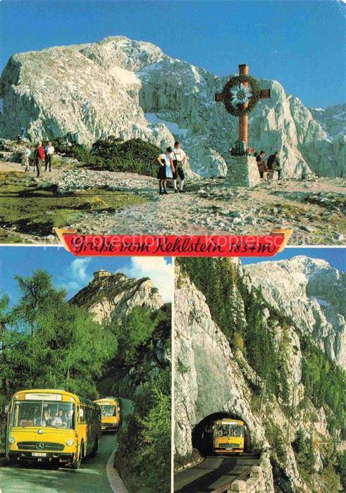 Postbus Postauto Omnibus Gipelkreuz am Kehlstein Goell