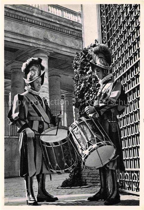 Schweizergarde Guardia Svizzera Leibgarde die Trommler