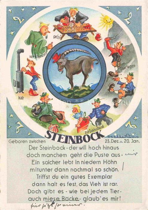 Sternzeichen Zodiac Sign Signe Zodiaque Steinbock Muenchen
