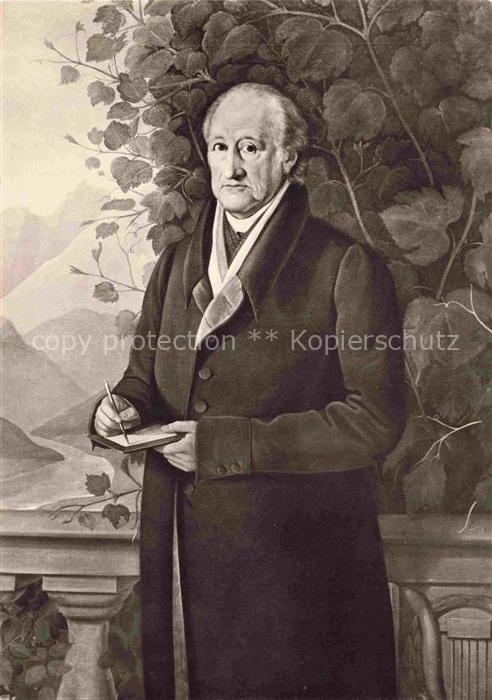 GOETHE Johann Wolfgang von (1749-1832) Dichter Johann Joseph Schmeller Frankfurt