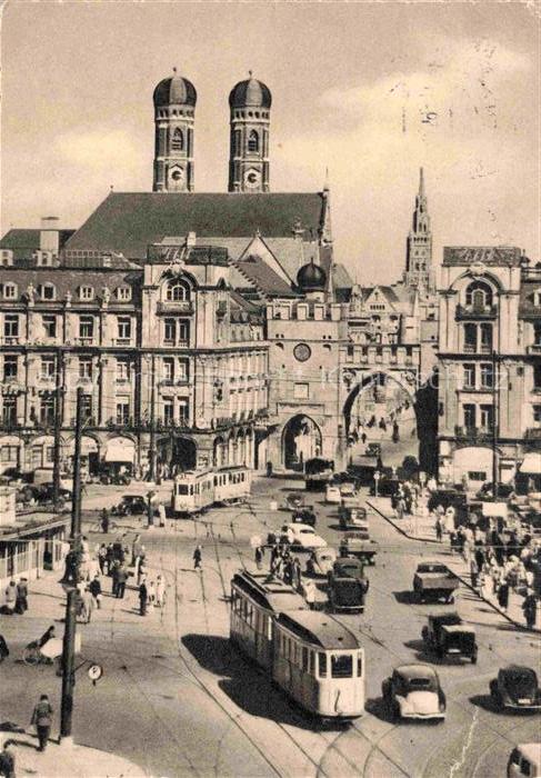 STRAssENBAHN Tramway-- Muenchen Karlsplatz