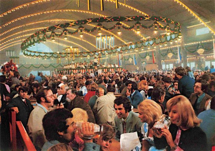 Oktoberfest Theresienwiese Muenchen Augustiner Festhalle