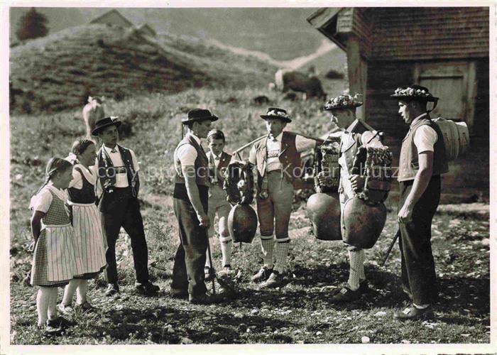 Landwirtschaft Agriculturo Agriculture-- au der Alp Schaelleschoettle