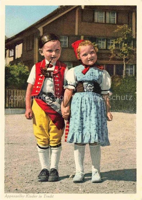 Trachten Schweiz Appenzeller Kinder