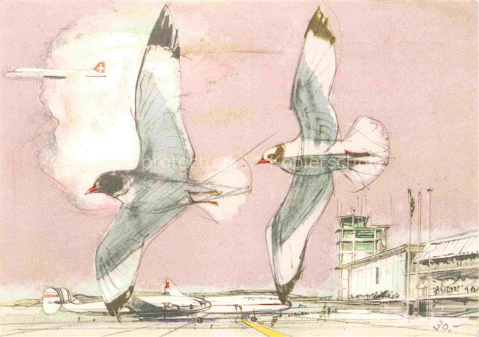 Flughafen Airport Aeroporto Tauben Zuerich Schweiz