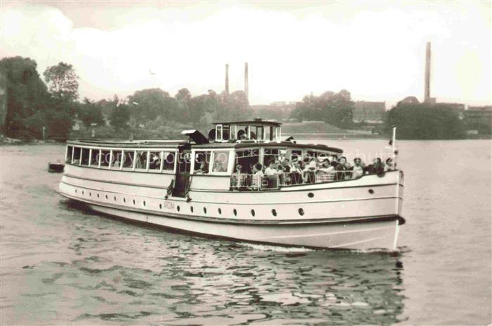 Schiffe Binnenschifffahrt Berlin DDR MS Ascona