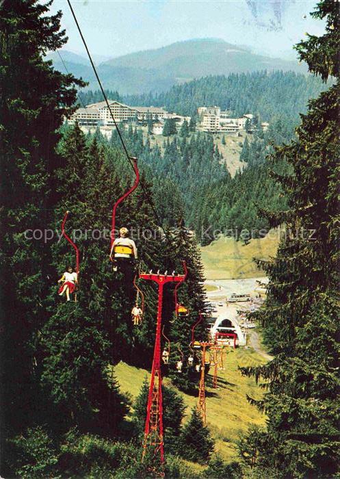 Sessellift Chairlift Telesiege Pamporowo Bulgarien Sneshanka
