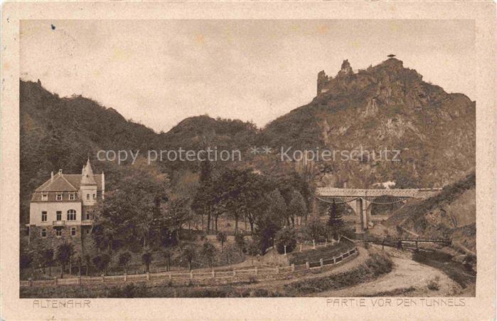 Altenahr Ahrweiler Rheinland-Pfalz Partie bei den Tunnels