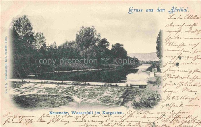 Neuenahr-Ahrweiler BAD NEUENAHR-AHRWEILER Wasserfall im Kurgarten