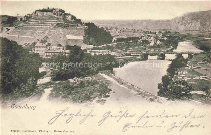 Ebernburg Bad Muenster am Stein-Ebernburg Rheinland-Pfalz Panorama