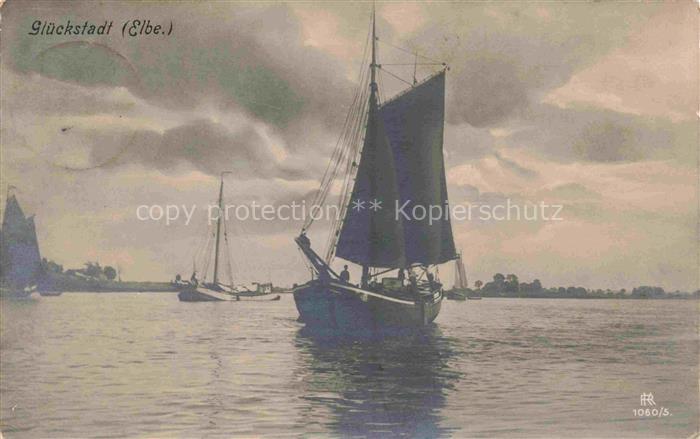 Glueckstadt Steinburg Schleswig-Holstein Elbepartie Segelschiffe