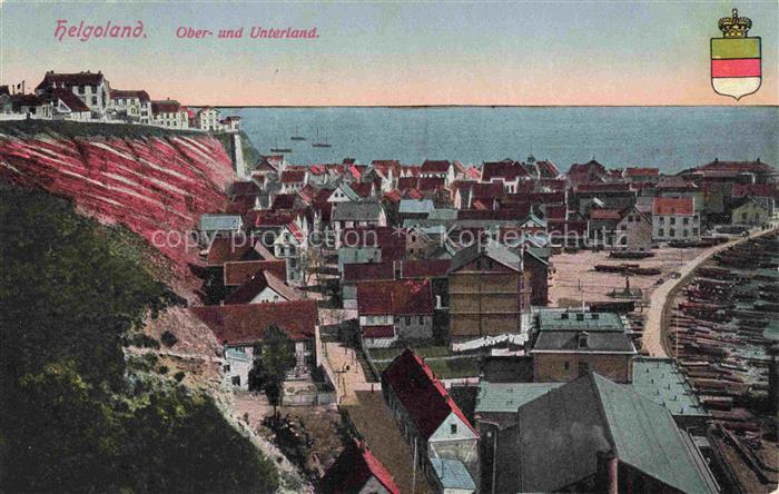 HELGOLAND Insel Schleswig-Holstein Ober und Unterland