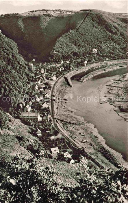 Brodenbach Mosel Rheinland-Pfalz Blick von der Teufelslay