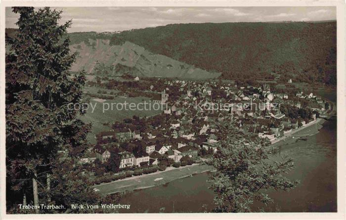 Traben-Trarbach Mosel Blick vom Wolferberg