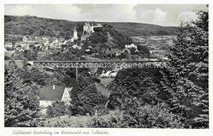 Westerburg  Westerwald Rheinland-Pfalz mit Talbruecke