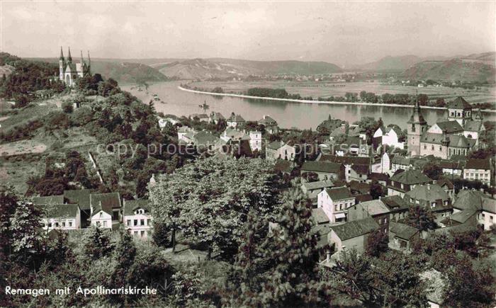 REMAGEN Rheinland-Pfalz mit Apollinariskirche