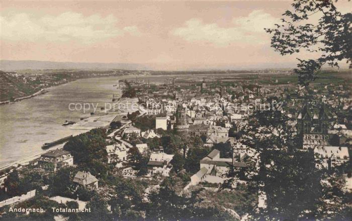 Andernach Rhein Rheinland-Pfalz Panorama