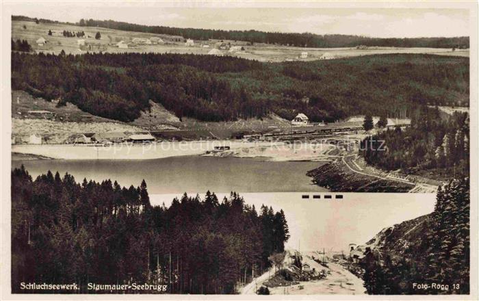 Schluchsee Staumauer bei Seebrugg