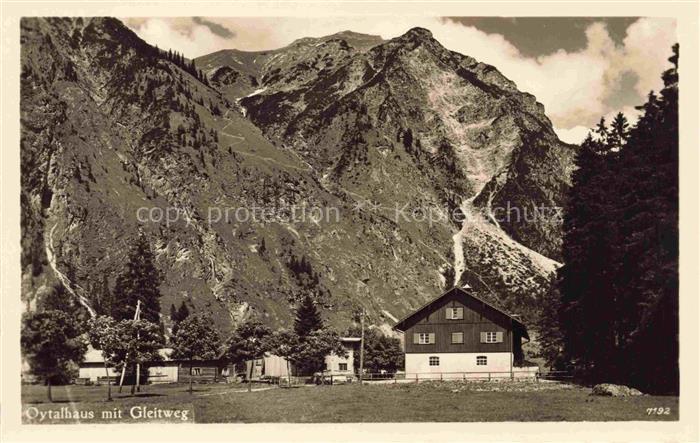 OBERSTDORF Bayern Oytalhaus mit Gleitweg