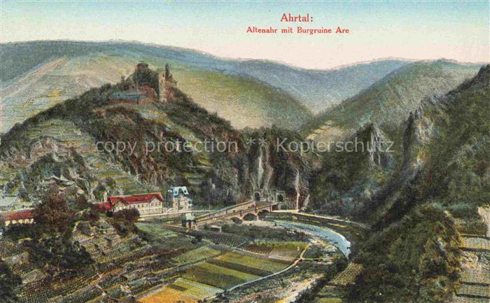 Ahrtal Bad Neuenahr-Ahrweiler Altenahr mit Burgruine