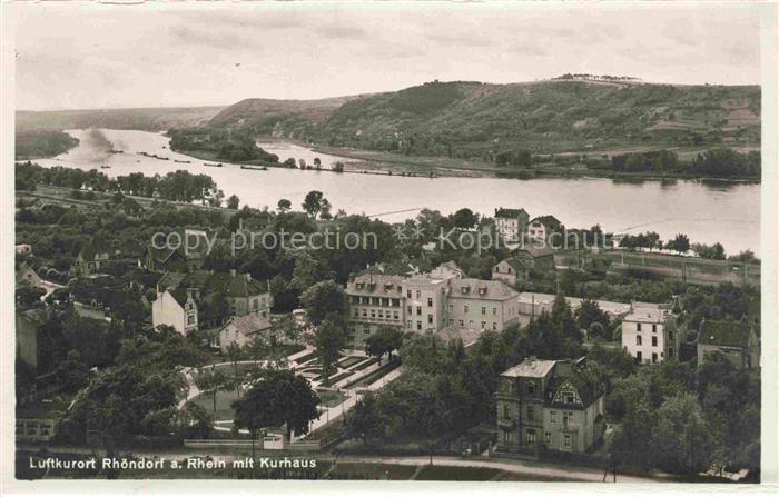 Rhoendorf Bad Honnef NRW Rheinpartie mit Kurhaus
