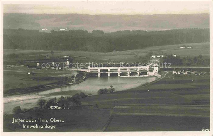 Jettenbach Inn Oberbayern Innwehranlage
