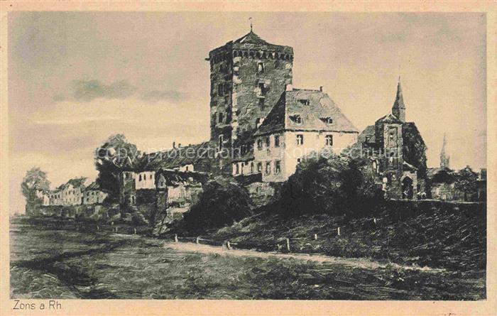 Zons Rhein NRW Burg