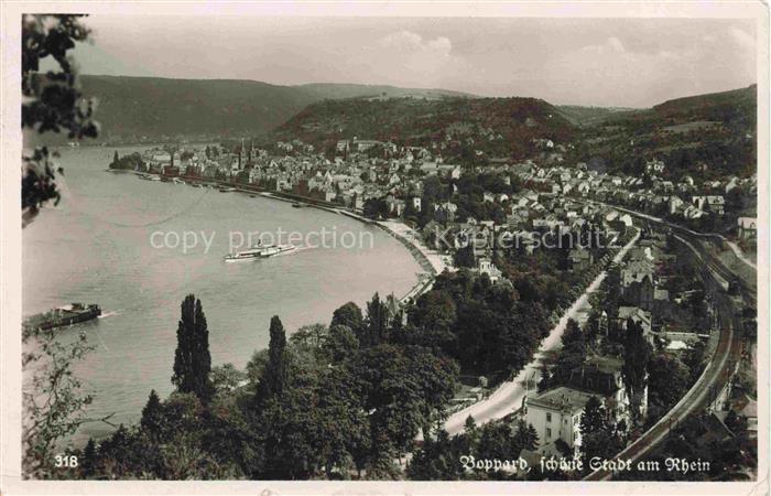 Boppard Rhein Rheinland-Pfalz Rheinpanorama