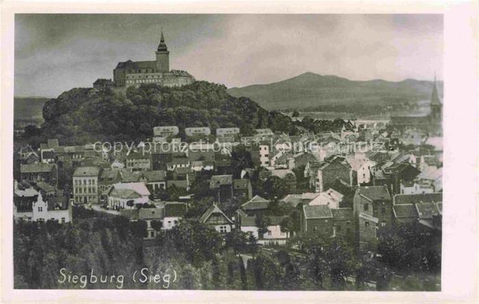 Siegburg NRW Panorama mit Schloss