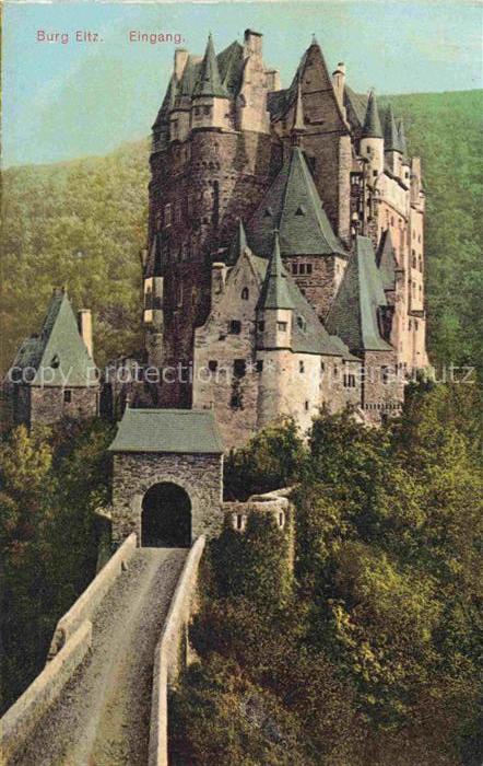 Burg Eltz Wierschem Mayen-Koblenz Rheinland-Pfalz Burg Eingang
