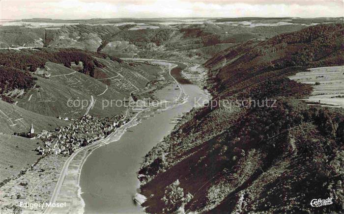 Ediger-Eller Mosel Rheinland-Pfalz Fliegeraufnahme