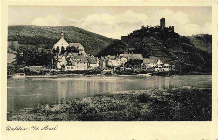 Beilstein Mosel Rheinland-Pfalz Panorama mit Burgblick