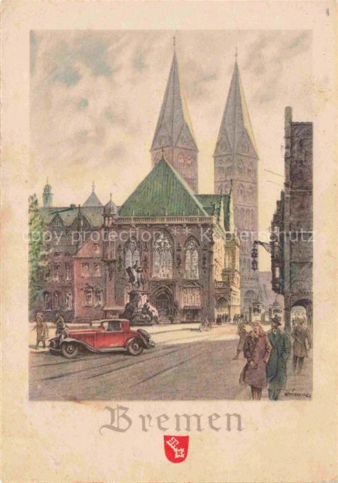 BREMEN  CITY Staedtebild