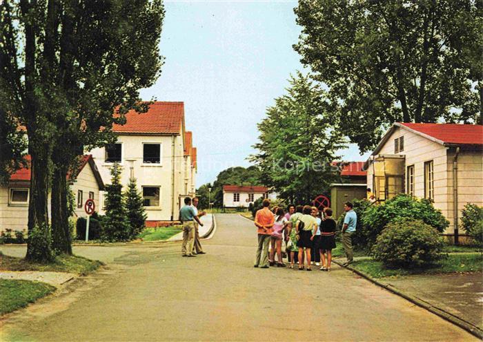 Friedland Durchgangslager Goettingen Niedersachsen Eine Lagerstrasse