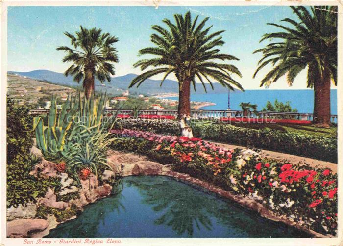 SANREMO San Remo Liguria IT Giardini Regina Elena