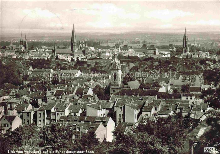 BONN Rhein Blick vom Venusberg