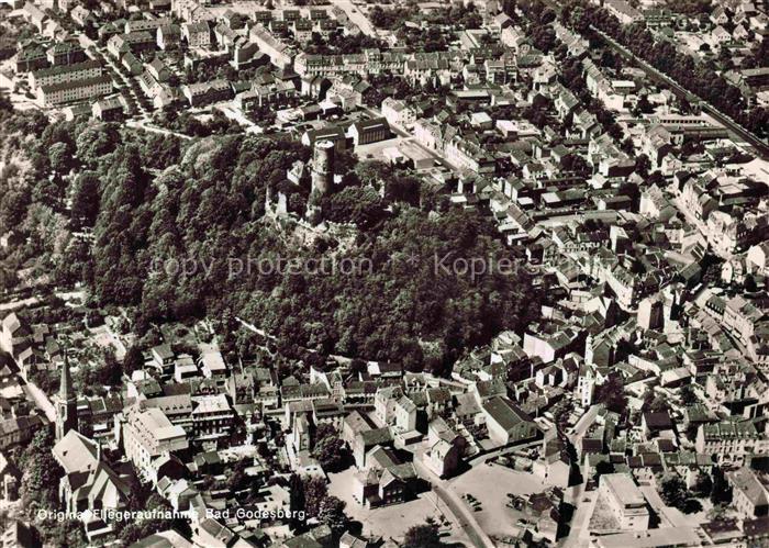 BAD GODESBERG Bonn Fliegeraufnahme mit der Godesburg
