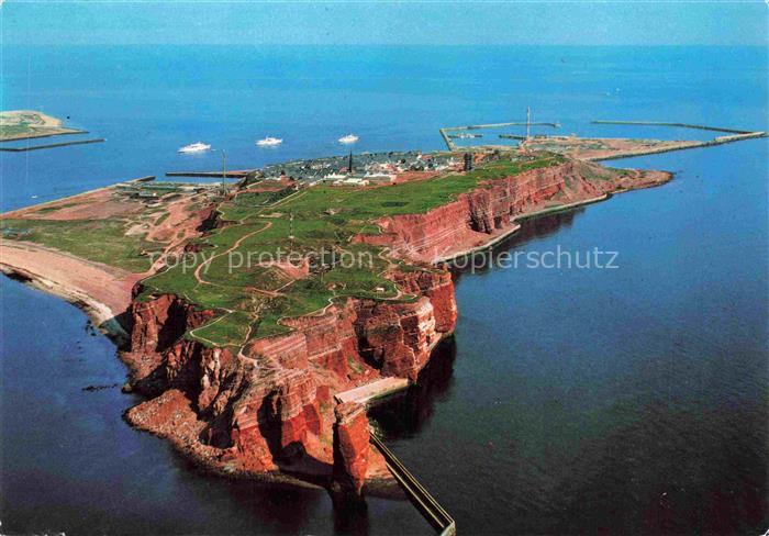 HELGOLAND Insel Schleswig-Holstein Fliegeraufnahme