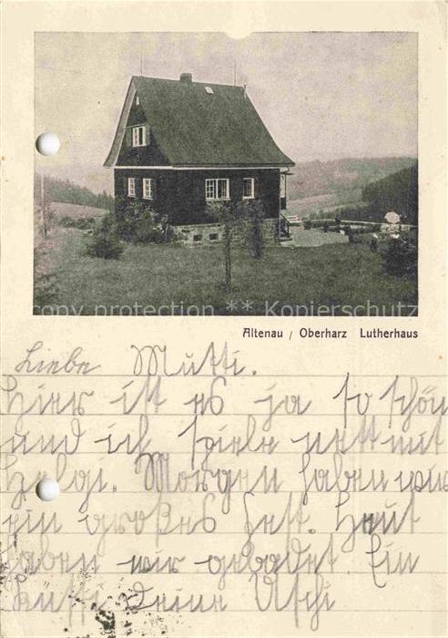 Altenau Harz Gemkenthal Niedersachsen Lutherhaus