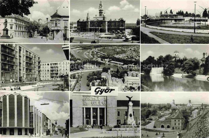 GYoeR Gyoerbol Raab HU Orts und Teilansichten