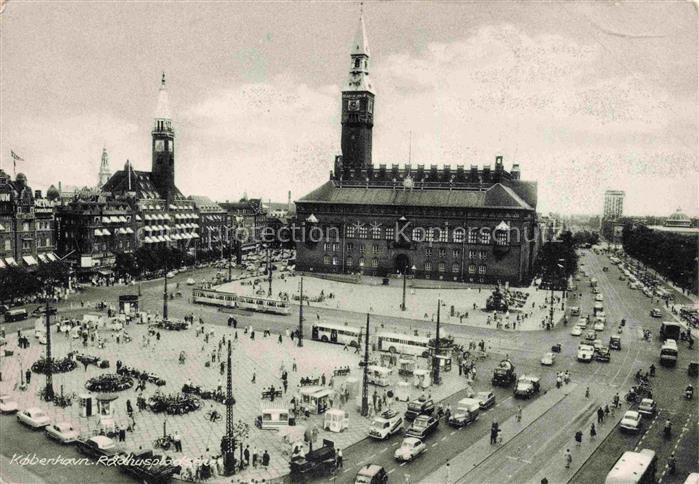 Kobenhavn COPENHAGEN Kjoebenhavn Kopenhagen DK Radhuspladsen
