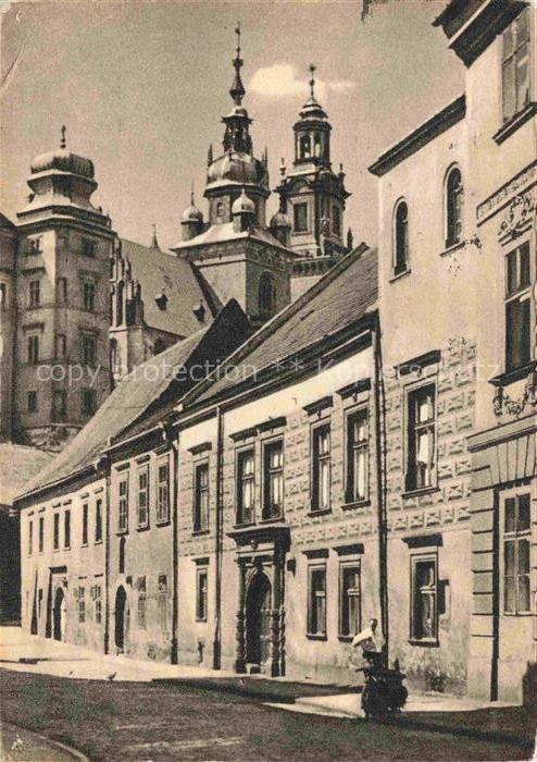 KRAKOW Krakau PL Kanonicza z sidokiem Wawela