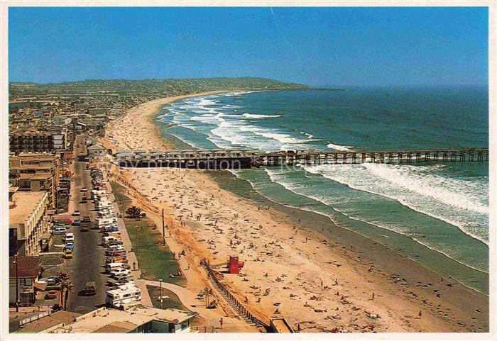 SAN DIEGO California USA Pacific Beach Air view