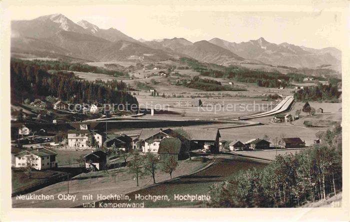 Neukirchen Oberbayern Teisenberg Berchtesgadener Land Bayern mit Hochfelln Hochg