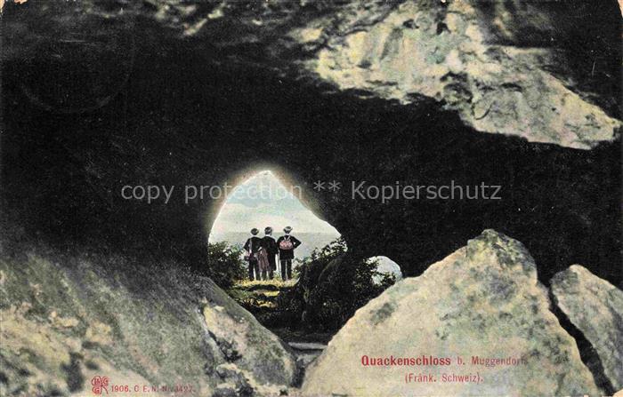 Muggendorf Fraenkische Schweiz Bayern Quackenschloss