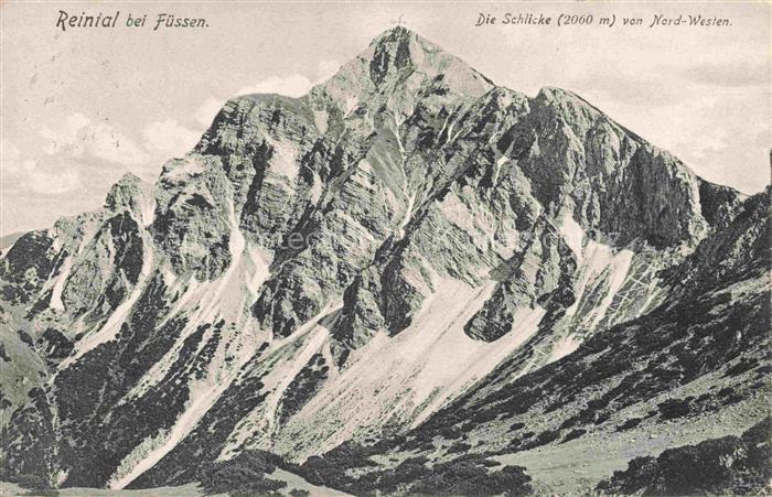 Reintal Fuessen am Lech Allgaeu Bayern Die Schilcke von Nordwesten