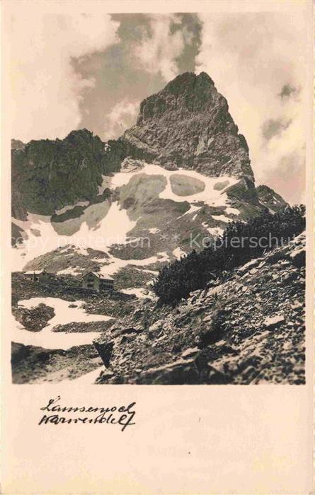 Lamsenjoch Schwaz Tirol AT Panorama mit Karwendel