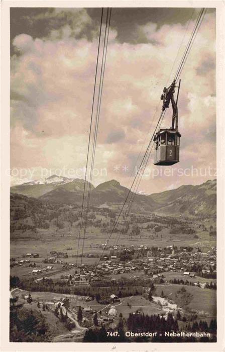 OBERSTDORF Bayern Nebelhornbahn